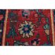 Tapis couloir fait main en laine et coton Oushak turc des années 1970, 44x251.