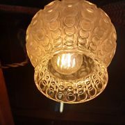 1 suspension/ baladeuse vintage en verre