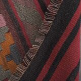 Vintage Turkish Oushak Handwoven Rug 77x387 cm