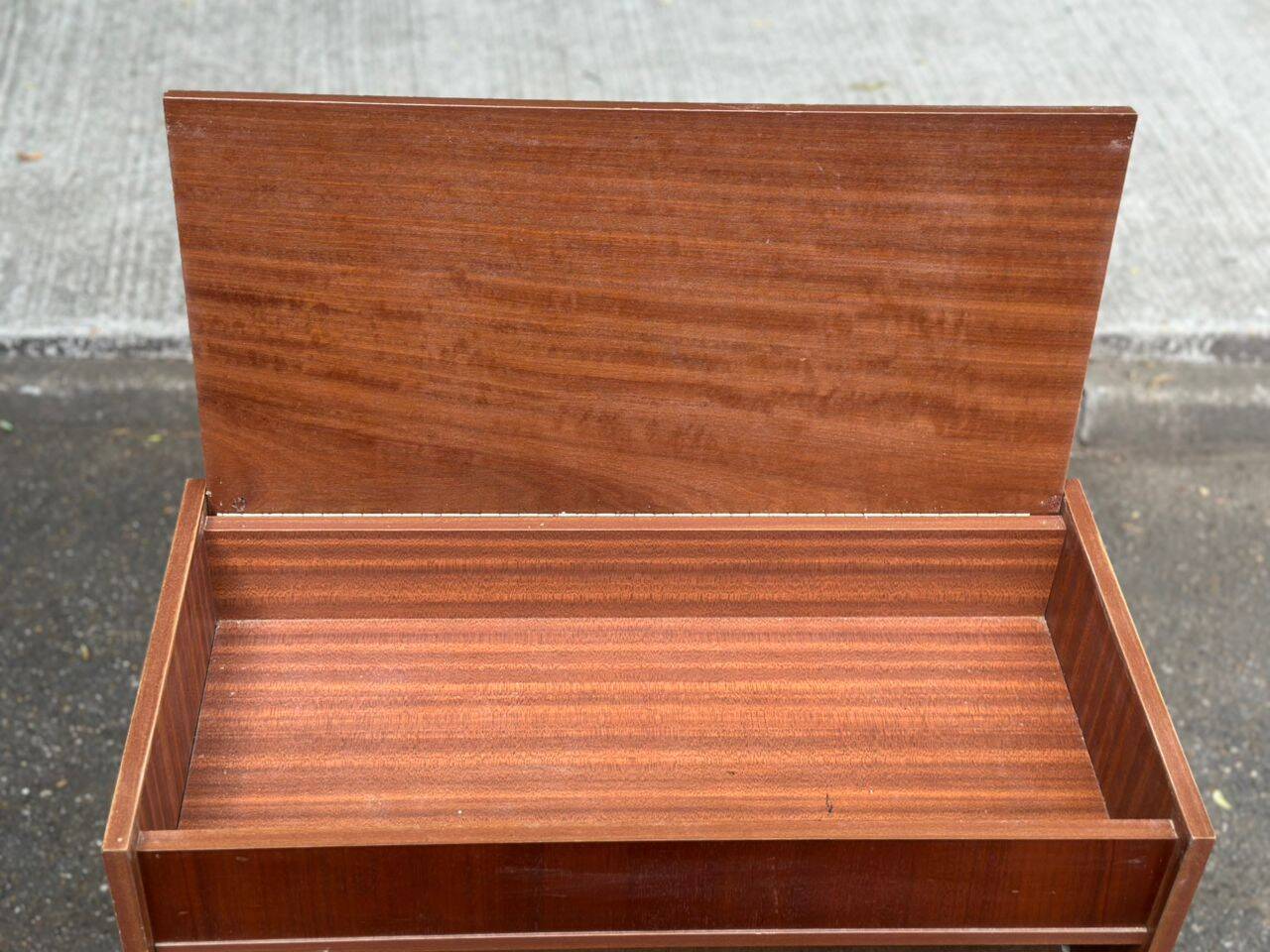 Armoire de rangement à chaussures, commode scandinave en bois, 1970