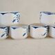 6 Digoin cups and saucers, sugar bowl and milk jug