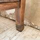 Drapery console table in pine