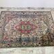 Persian wool and silk rug