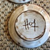 Set of 10 stoneware plates