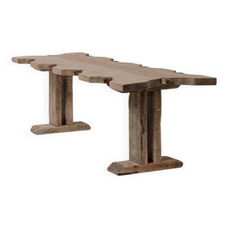 Large Rustic French Jeweller's Dining Table, France, early 20th Century