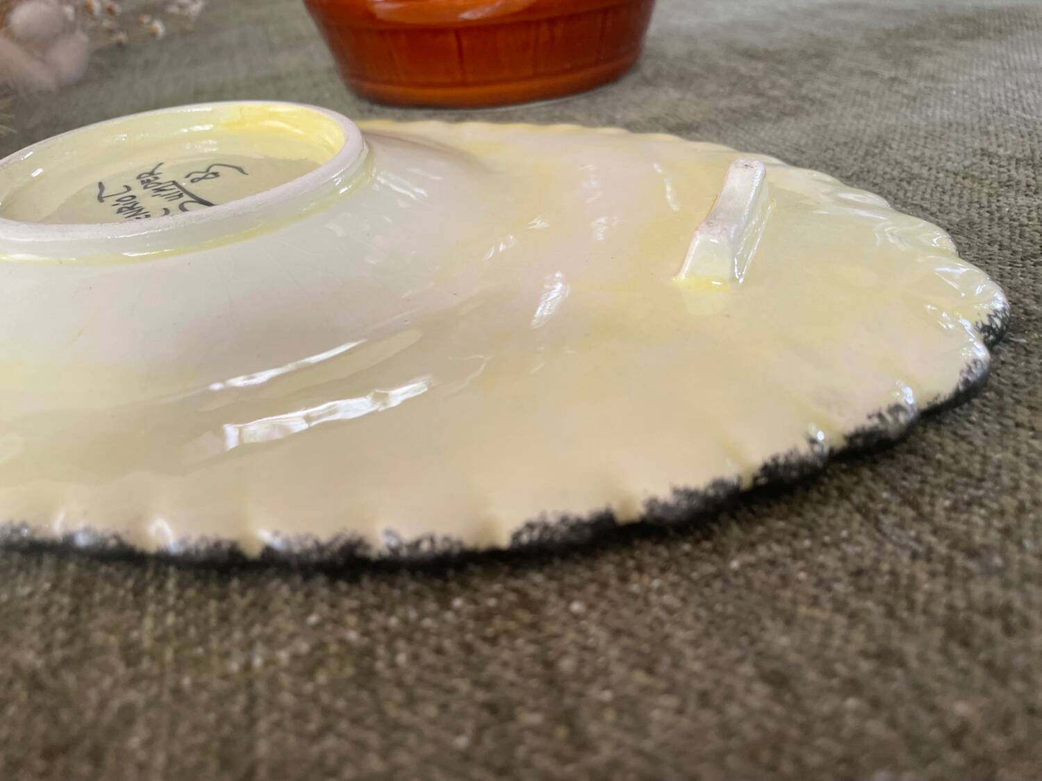 Henriot plate Quimper