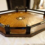 art deco marquetry serving tray