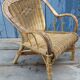 Rattan children's armchair