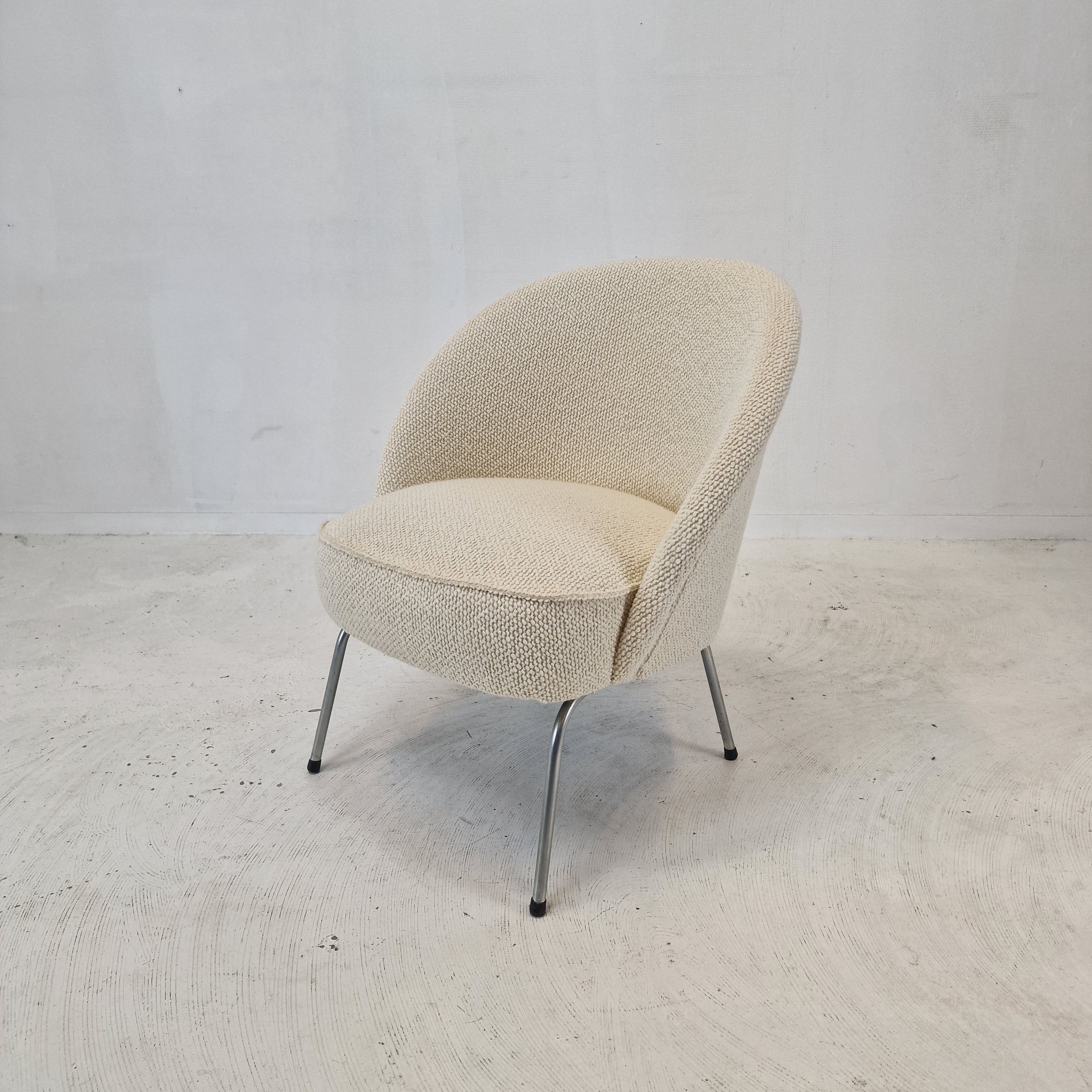 Midcentury dutch cocktail or side chair, 1970s
