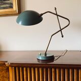 Light blue table lamp, France 1960s