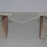 Pair of vintage perspex wall lamps