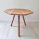 Table basse / bout de canapé / Table d'appoint tripode plateau octogone