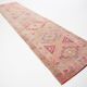 3X12 Pale Red & Pink Soft Turkish Vintage Runner Rug
