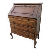 Secrétaire dos d'âne bureau chêne