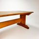 Mid Century Oak Monastery Table, 1960s