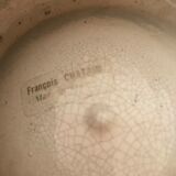 Empty pocket in cracked earthenware François Châtain