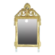 Miroir de style Louis XVI en bois et stuc doré XIXe siècle