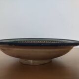 Large Antique Oriental Moroccan Ceramic Platter, 1950