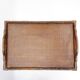 Mid-century colonial style bamboo folding table