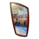 Framed teak mirror, Denmark 1960