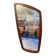 Framed teak mirror, Denmark 1960