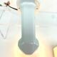 THE PAIR 2 WALL LAMPS OLD BATHROOM 1930 1940 OPALINE AND PORCELAIN LEGRAND
