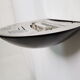 Pair of  wall light vintage metal  and opaline 70s