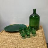 Vintage rattan coffee table
