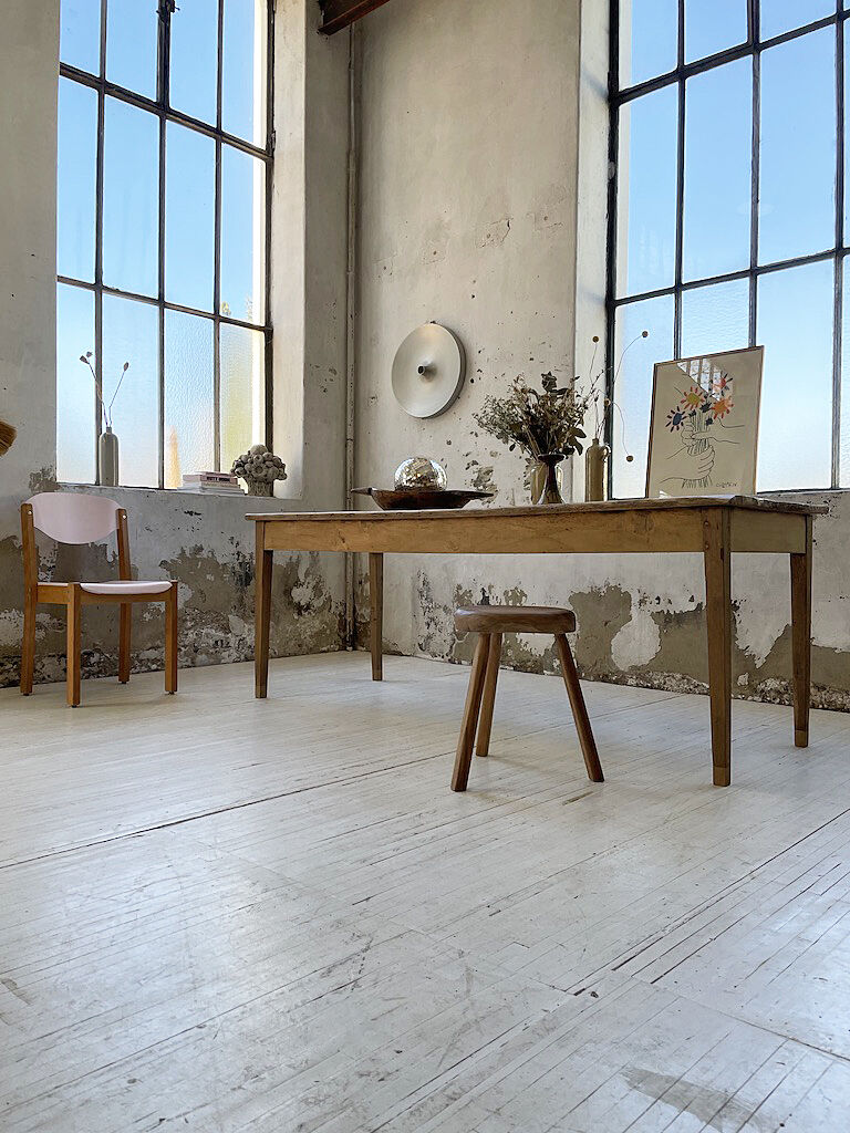 Oak and pine farm table 2m