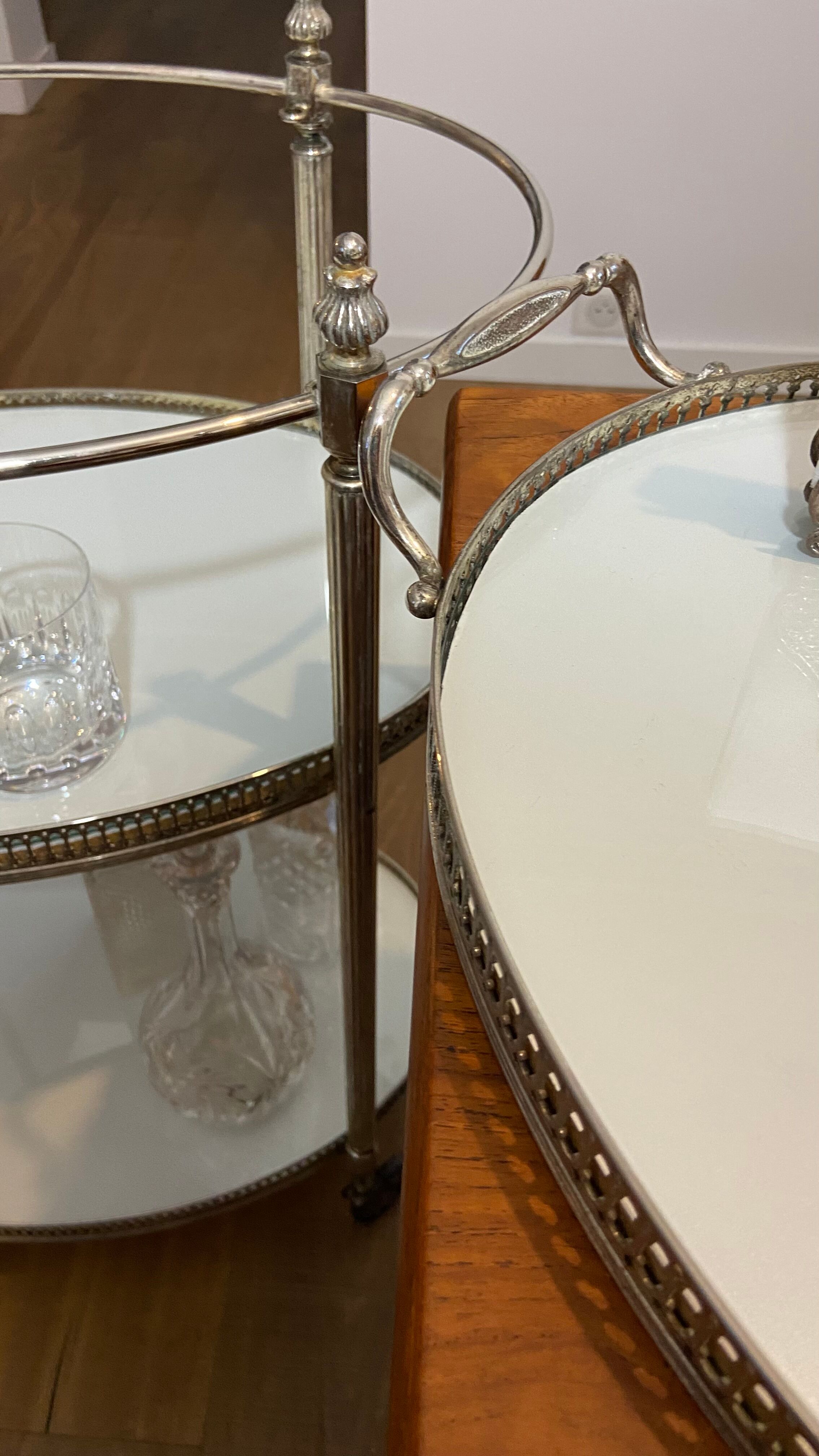 Oval roller serving table 1960/70