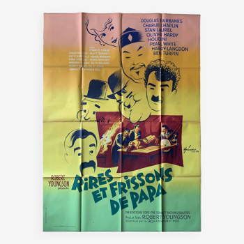 Rires et frissons de Papa - affiche originale française - 1961