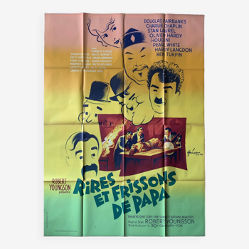 Rires et frissons de Papa - original French poster - 1961