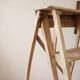 Old wooden painter's step ladder