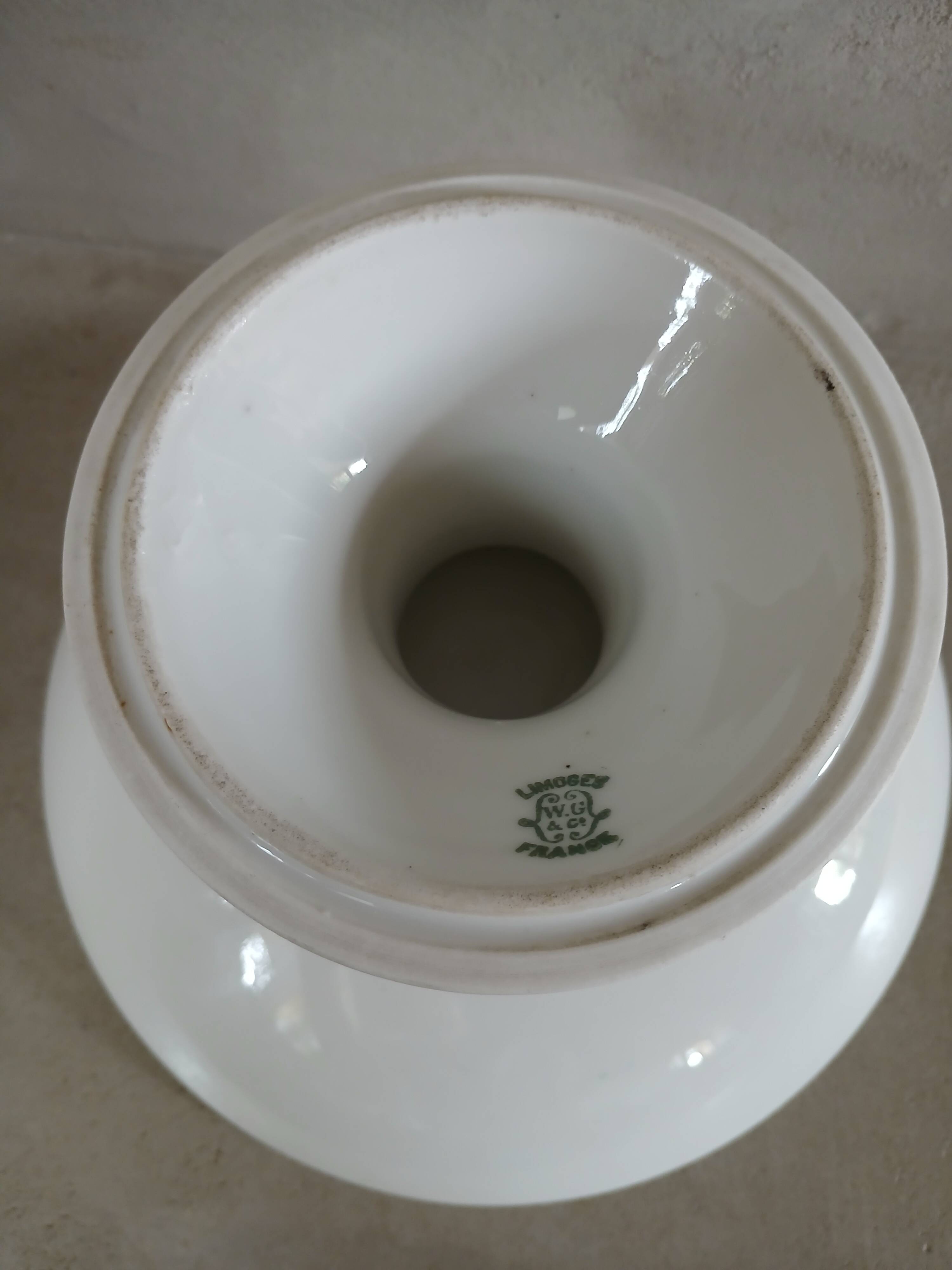 Limoges porcelain compote