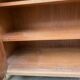 Louis XVI buffet, shallow, stripped, made of solid mahogany, 1950.