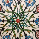 6 assiettes murales turques vintages