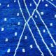 Handmade wool rug from Morocco 2.5 x 1.5 m