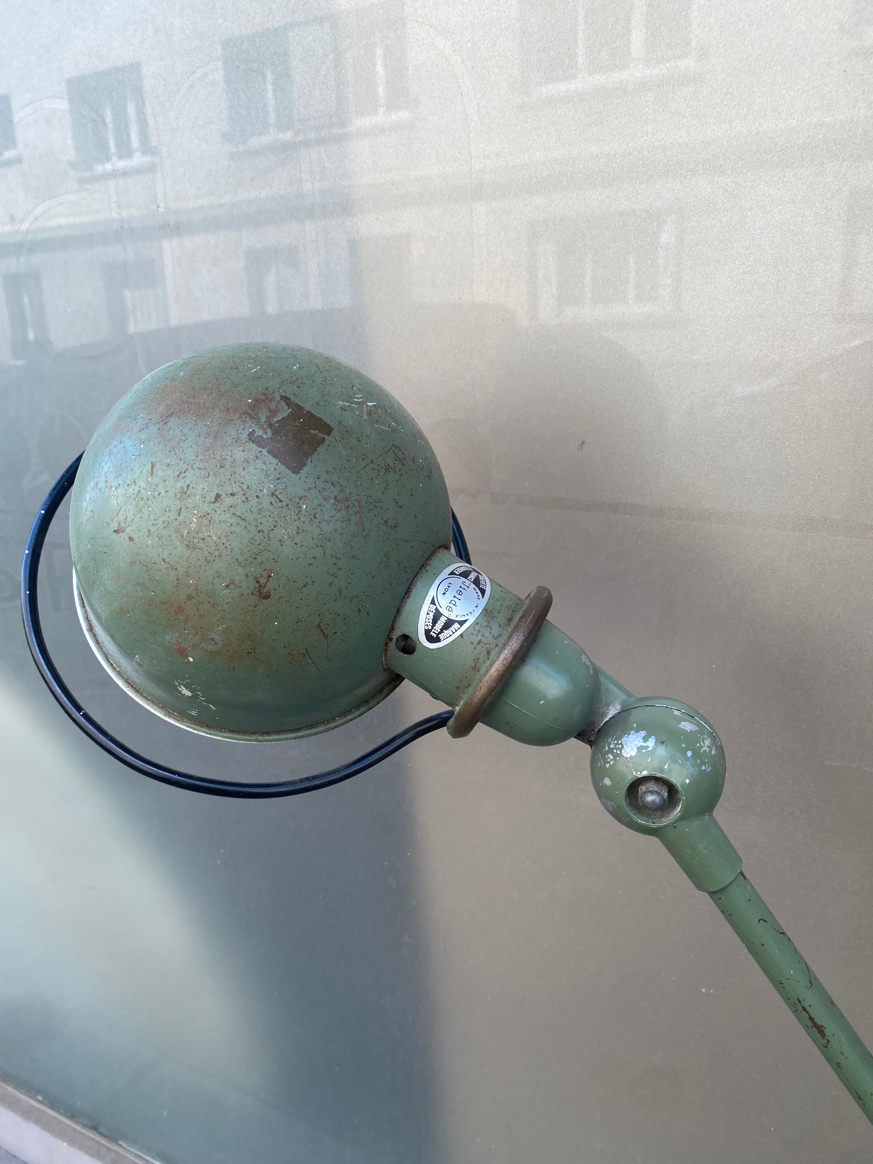 Large old Jielde wall light from the 60s