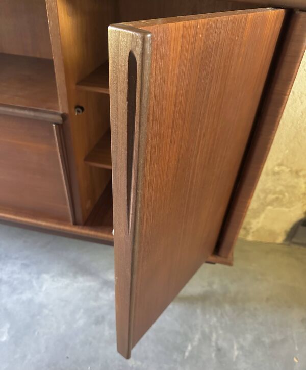Enfilade haute ou living teck, vintage 1960's