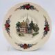 6 dessert plates "Obernai" from the Sarreguemines pottery.