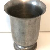 Old tin vase
