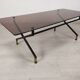 Table basse vintage verre