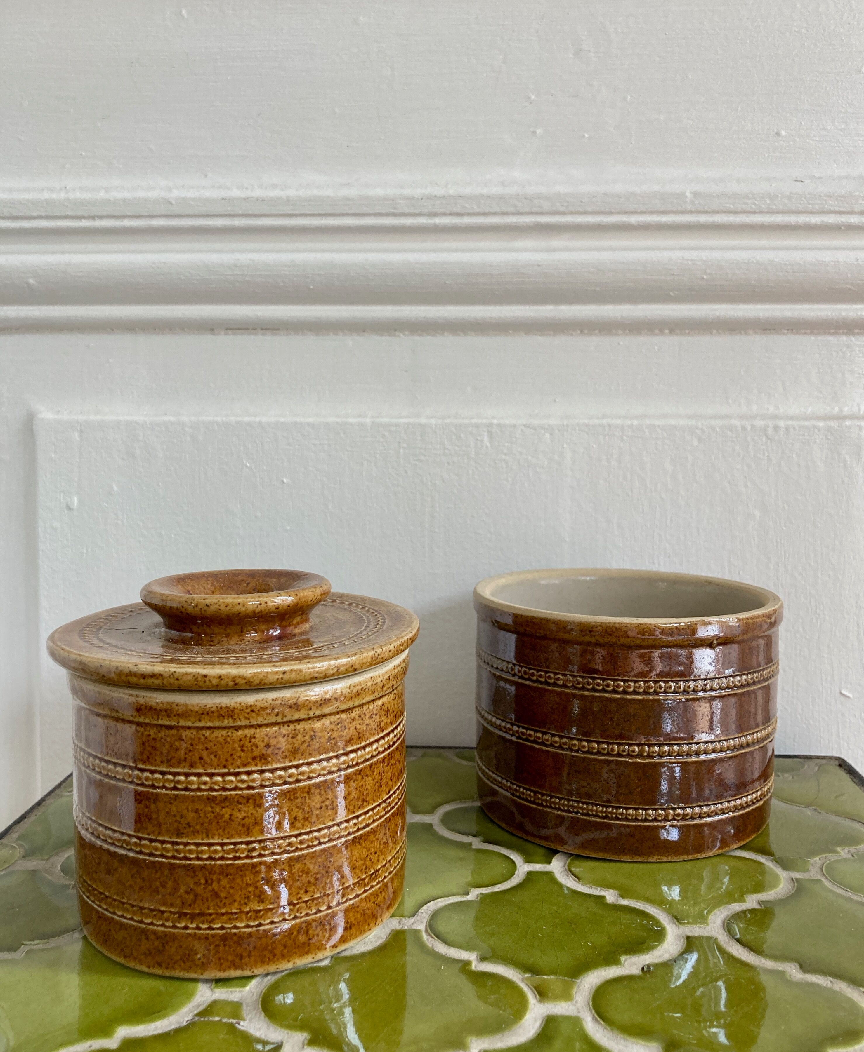 Butter ceramic pots