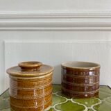 Pots en céramique beurrier
