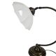Banker's lamp - table lamp - opaline glass - brass - 3rd quarter of the 20t