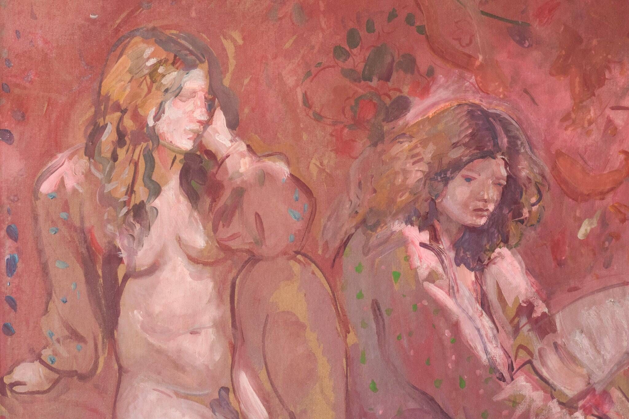 Antoni Munill - 'Mujeres' - Deux figures féminines évocatrices