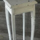 Sellette ancienne en bois peint blanc – H 110 cm