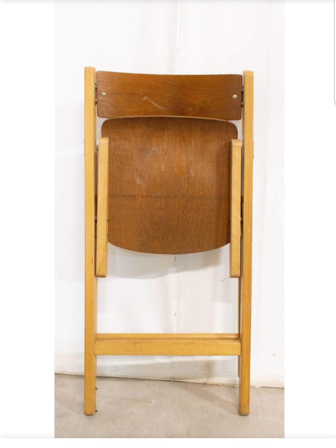 Chaise pliante annees 50