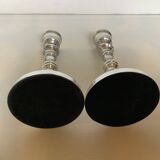 Pair of silver candlesticks