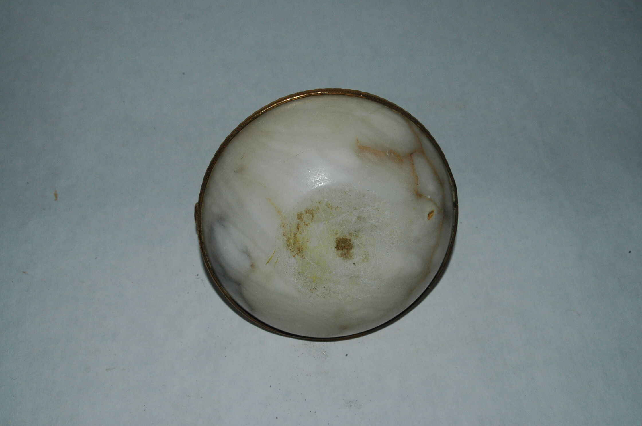 Napoleon III alabaster and gilded metal
